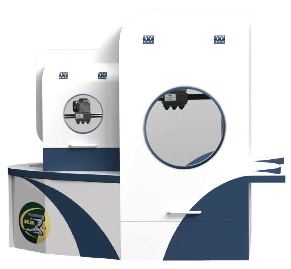 3D home printer and recycler with food printing, workspace, recycling, and product printing zones